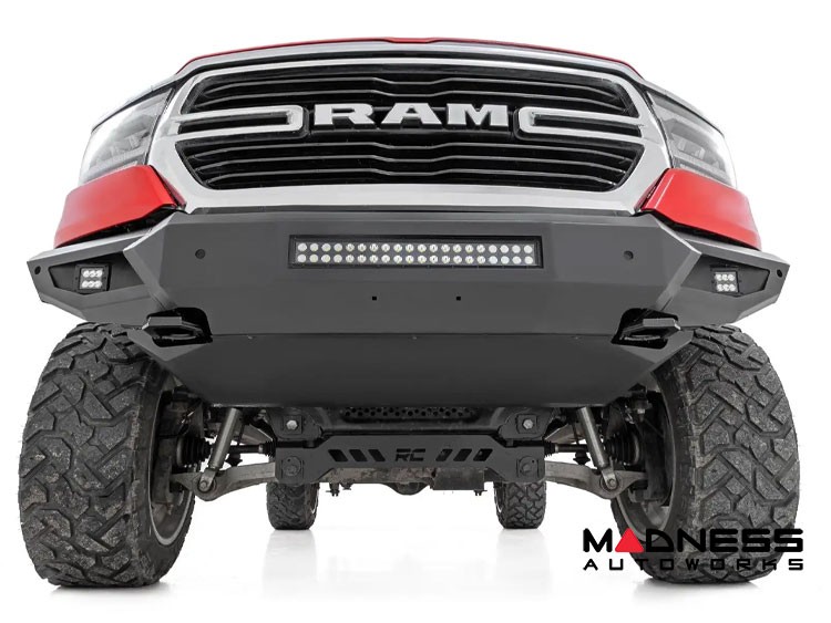 Dodge Ram 1500 Front Bumper High Clearance w/ LED Lights and Skid